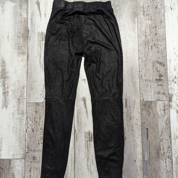 Free‎ People Midnight Vegan Suede Skinny pull On  Pants Black Size Xs - Picture 4 of 11